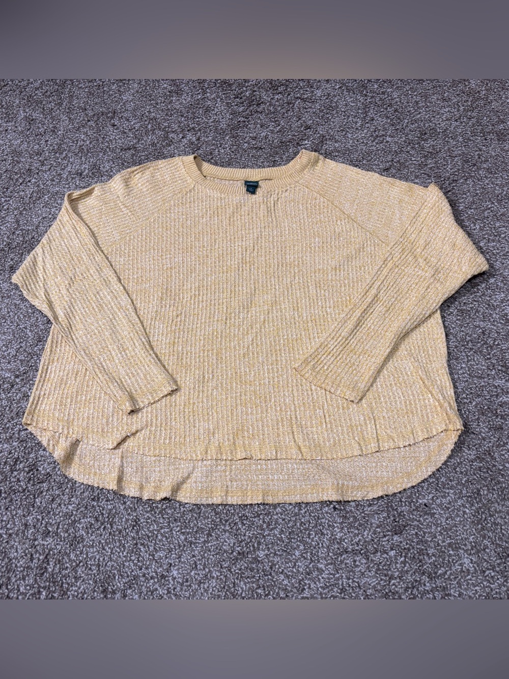wild fable Lightweight Scoop Neck Sweater in Pale Yellow